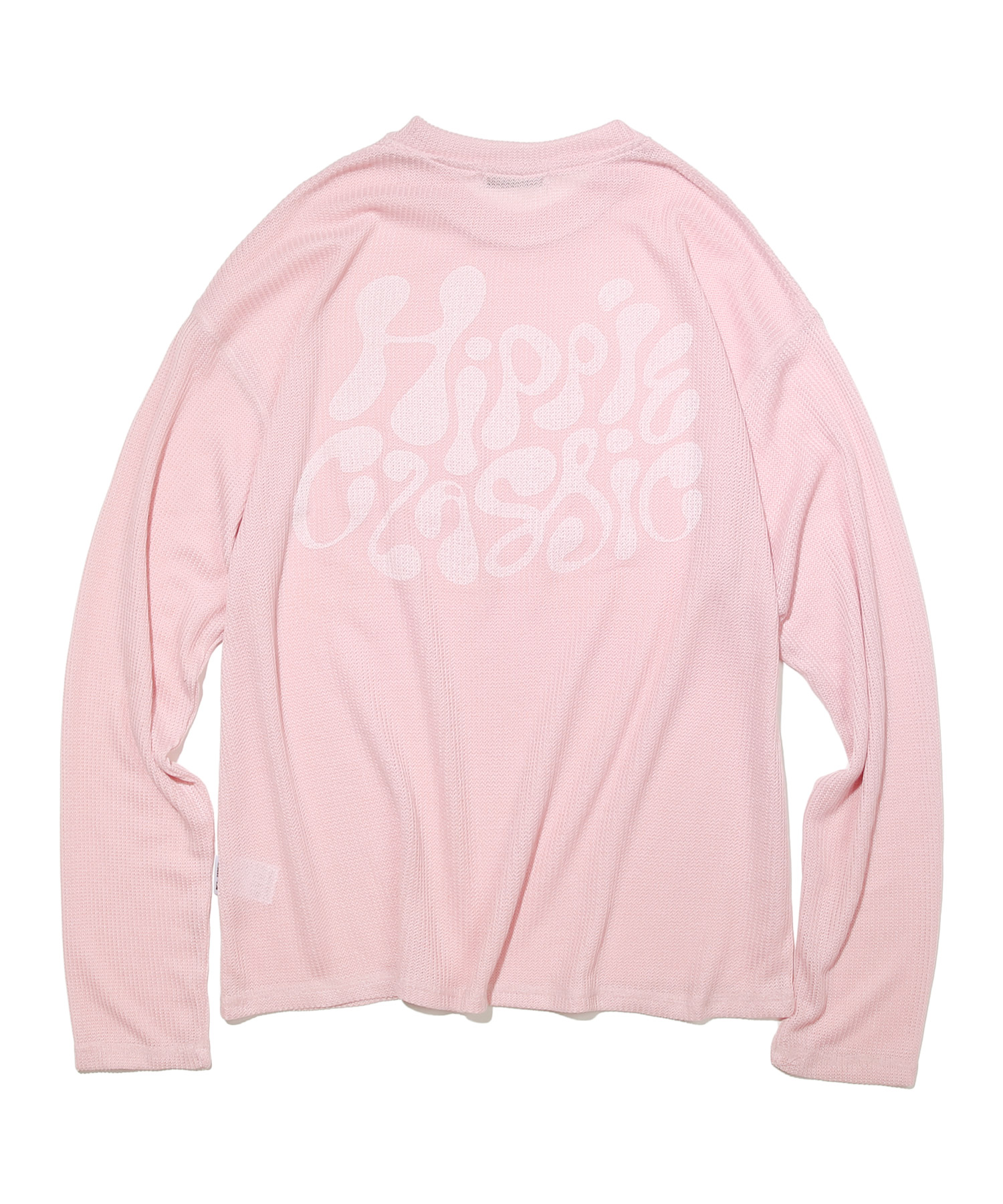 Hippie knit long sleeves  Pink
