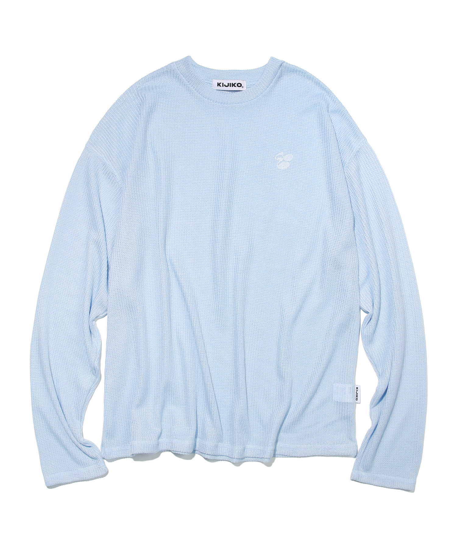 Hippie knit long sleeves  SkyBlue